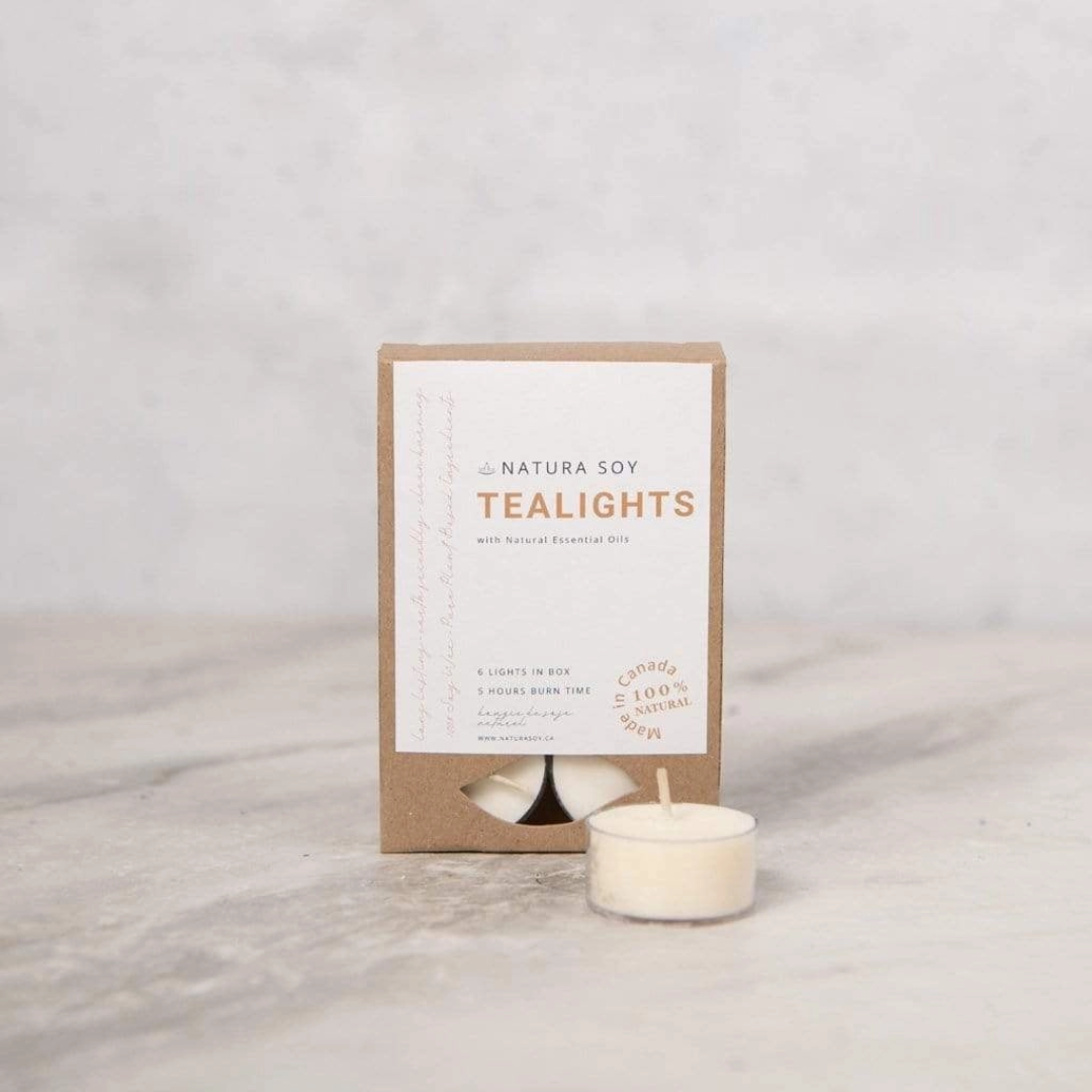 Soy Tealights, Package of 6