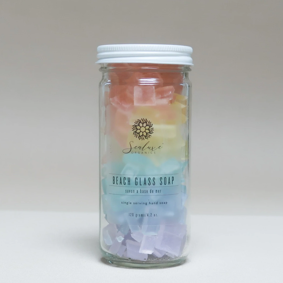 Rainbow beach glass soap Sealuxe