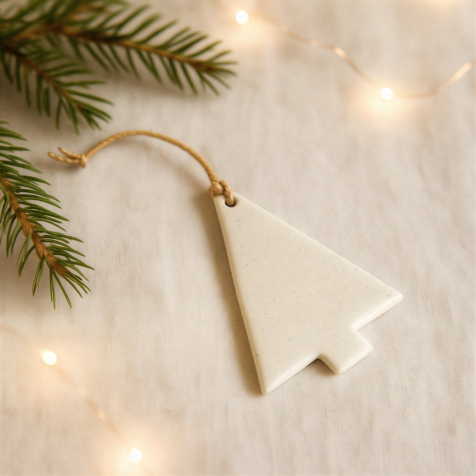 Minimalist Christmas tree ornament