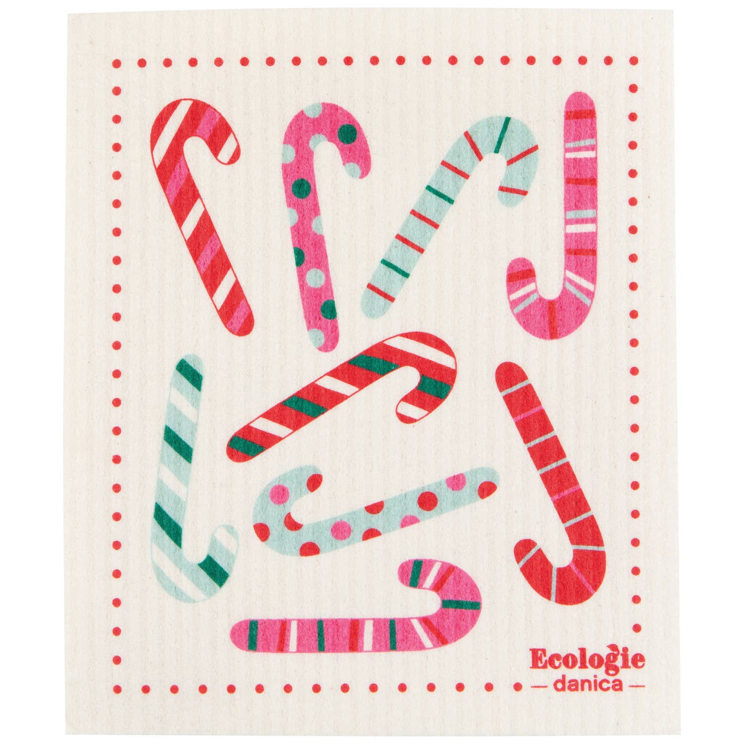 Ecologie Merry Mints Christmas Swedish Dishcloth