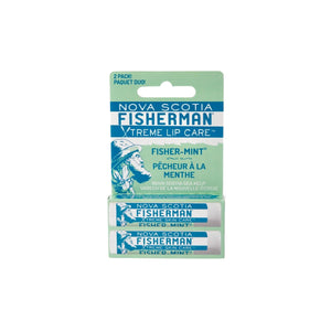 Nova Scotia Fisherman Fisher-Mint Lip Balm 2-Pack front view