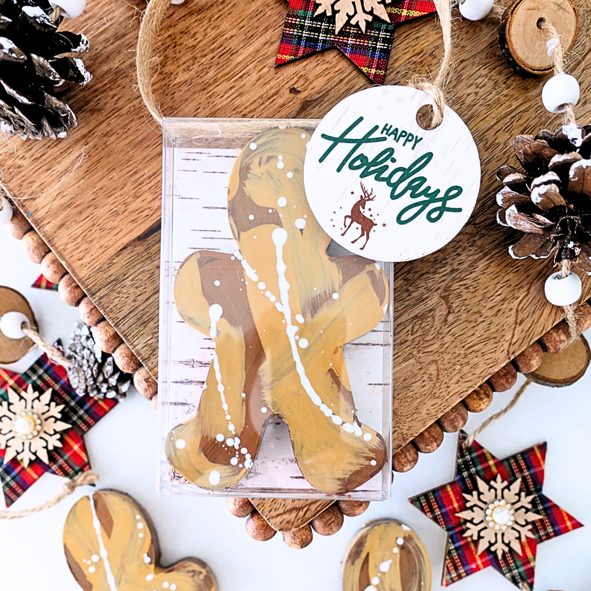 Gingerbread man chocolate