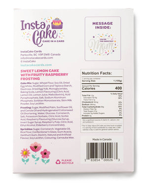 Mother's Day Cake Card - Lemon w/ Raspberry Frosting