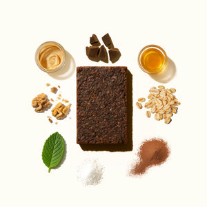 Made with Local mint chocolate chip real food bar ingredients