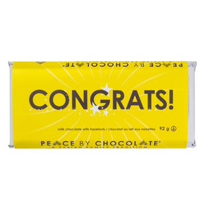 Peace by Chocolate Congrats Chocolate Bar