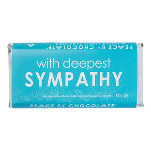 With Deepest Sympathy Chocolate Bar