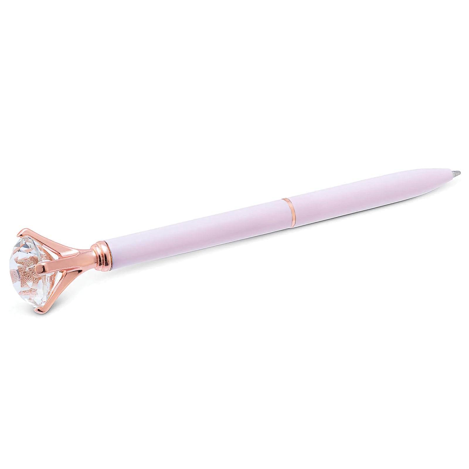 pink pen with gem