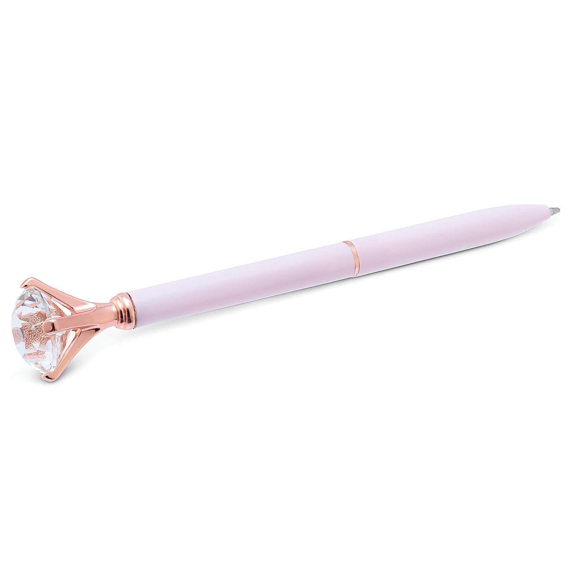 pink pen with gem