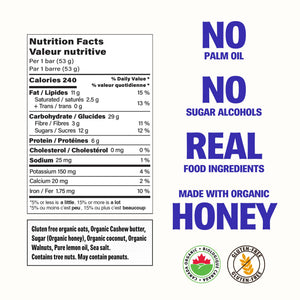 Made with Local lemon square real food bar nutrition facts