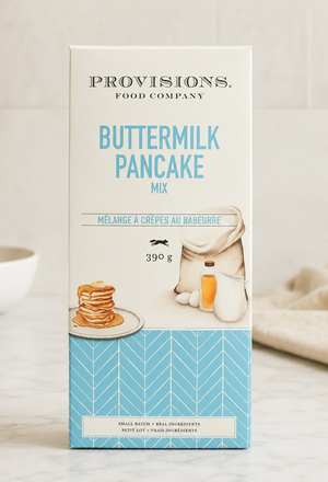 Buttermilk Pancake Mix Provisions on kitchen counter