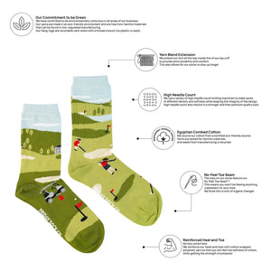 Friday Sock Co Women's Golf Socks with product description