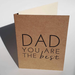 Card - Dad you are the best