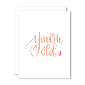 Card - Old AF - Cheerfetti Gift Co.