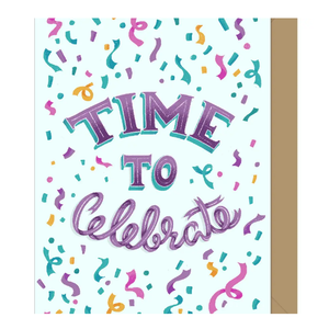 Time to celebrate card