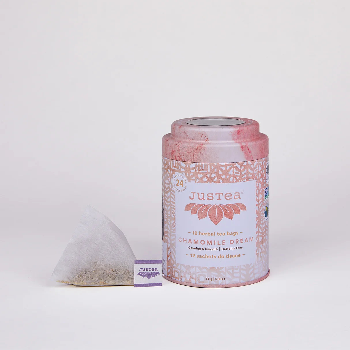Justea Chamomile Dream bagged tea