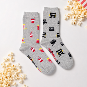 Friday Sock Co Women's Popcorn Socks with popcorn