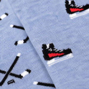 Men's Hockey Socks by Friday Sock Co closeup of design