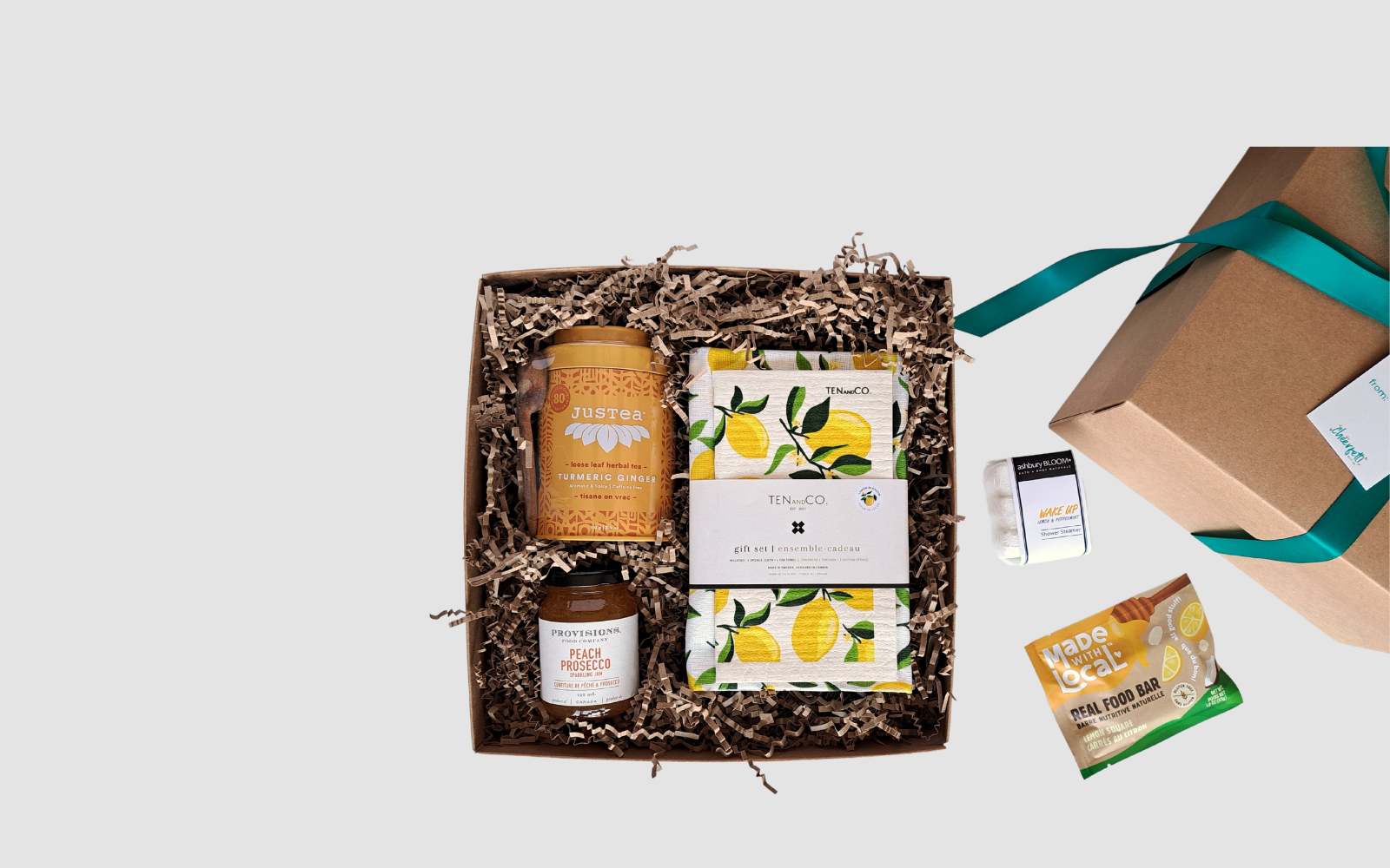 Canadian gift box with locally-made gifts