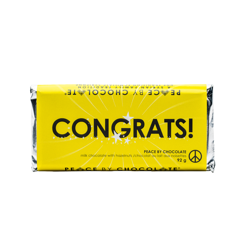 Congrats chocolate bar