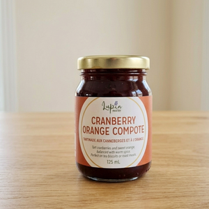 Cranberry Orange Compote Lupinon kitchen table