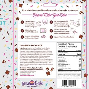 Celebration Cake Kit  -  Double Chocolate