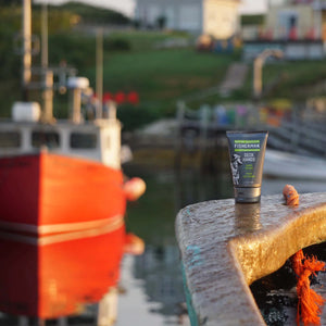 Nova Scotia Fisherman Deck Hands Hand Cream on dock