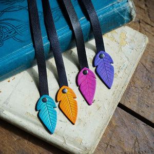 Hammerthreads Leather Feather Bookmarks