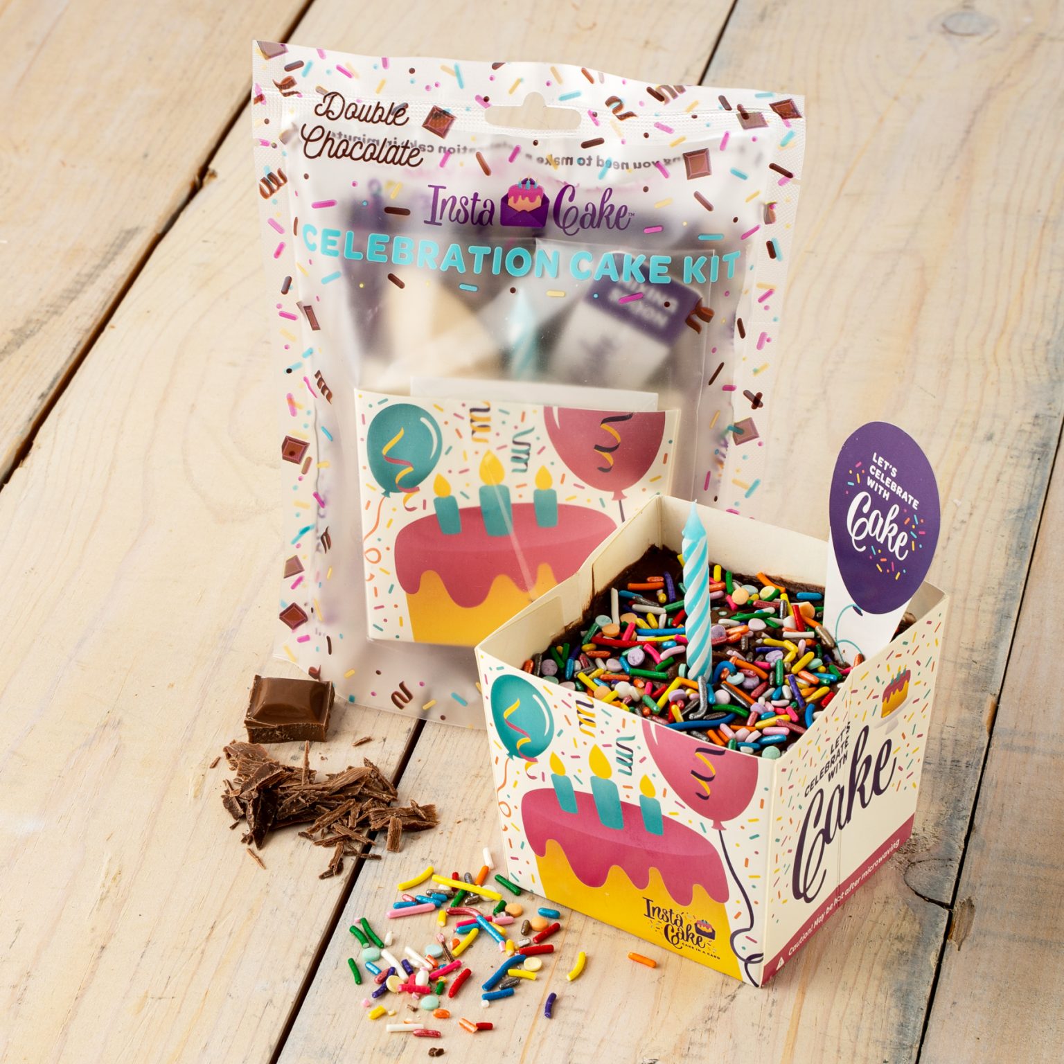 InstaCake double chocolate celebration kit