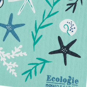 Ecologie Swedish dishcloth coastal treasures closeup