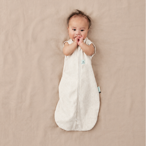 Ergopouch cocoon swaddle sack on baby
