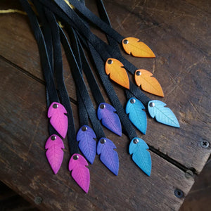 Hammerthreads Leather Feather Bookmarks