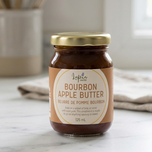 Bourbon Apple Butter Lupin on kitchen counter