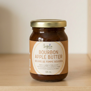 Bourbon Apple Butter Lupin in pantry