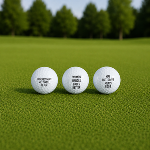 Golf Balls for Powerful Women on golf course