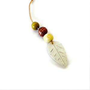 Handmade Boho Leaf Ornament