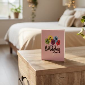 Card - Happy birthday (balloons)