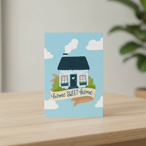 Hello Sweetie Home Sweet Home Card on table