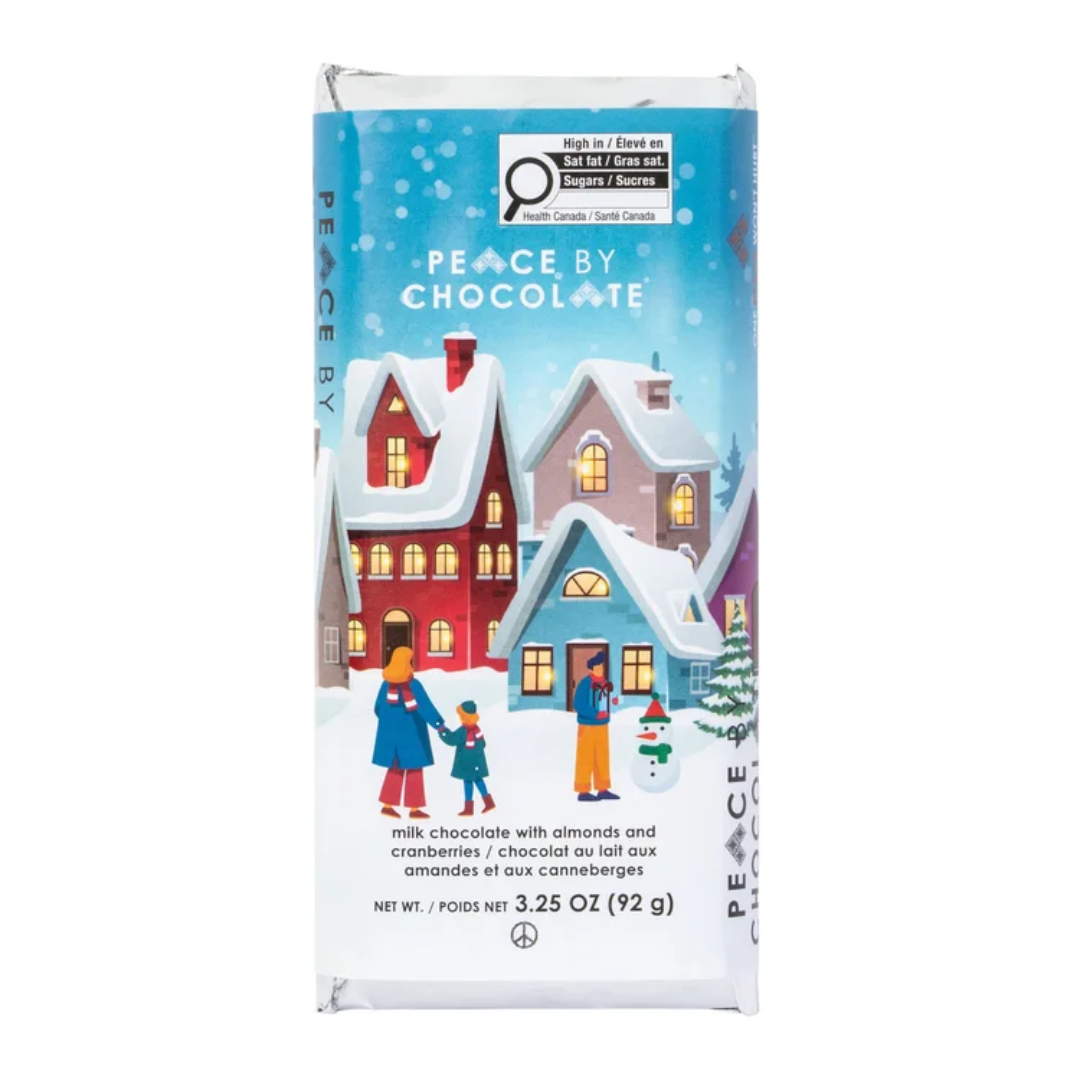 Peace by Chocolate holiday bar