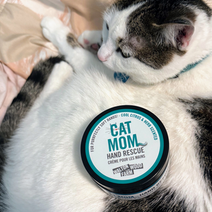 Cat Mom hand cream by Walton Wood Farm on cat