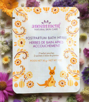Two-pack postpartum bath herbs