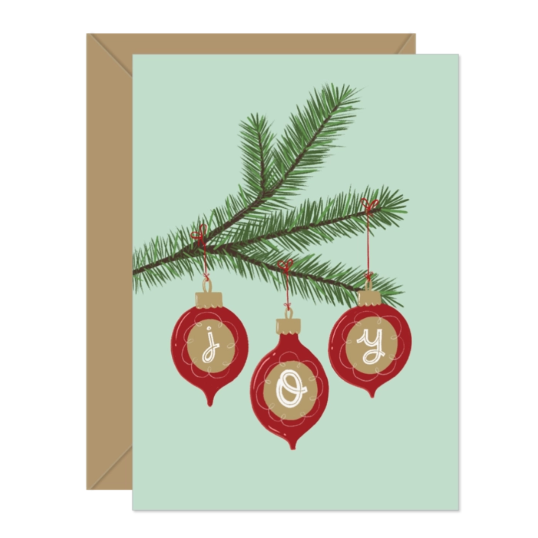 Joy Christmas Card Hello Sweetie