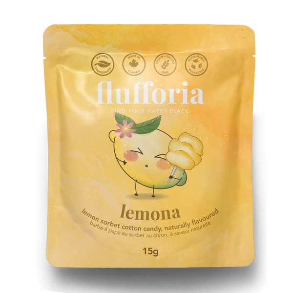 Lemona | Organic All Natural Lemon Flavored Cotton Candy - Cheerfetti ...