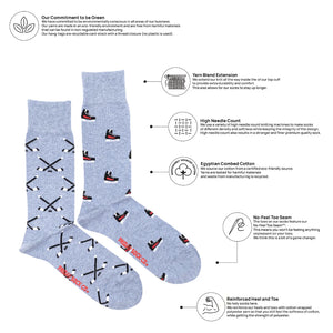 Men's Hockey Socks by Friday Sock Co features
