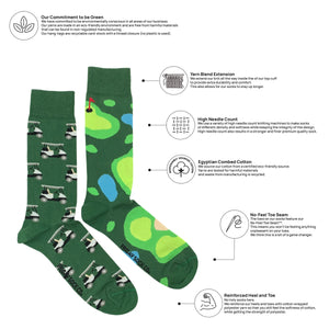 Friday Sock Co Men's Golf Socks features