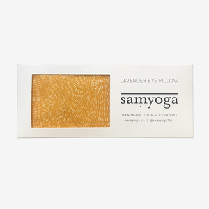 Samyoga eye pillow in Marigold