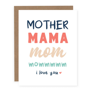 Mother Mama card