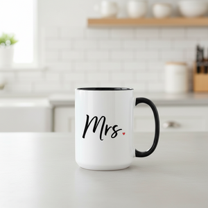 Mrs Mug Pretty by Her on kitchen counter