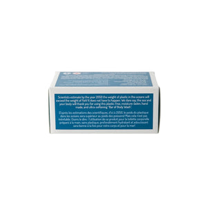 Nova Scotia Fisherman sea salt body wash bottom side of package