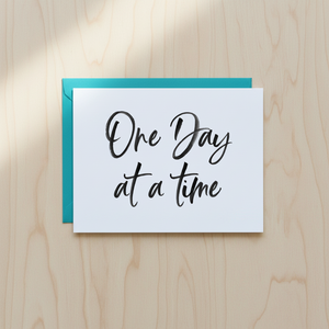Card - One Day at a Time