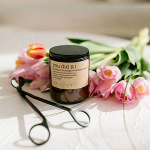 Soy candle - You did it!
